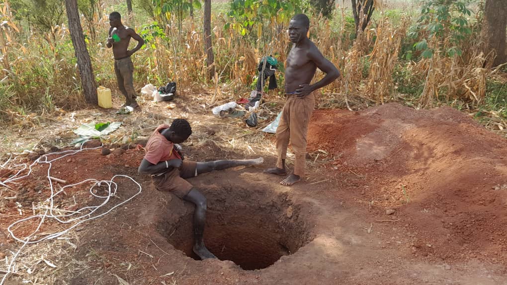 Fase 2: Material klaar maken voor uitgraven
